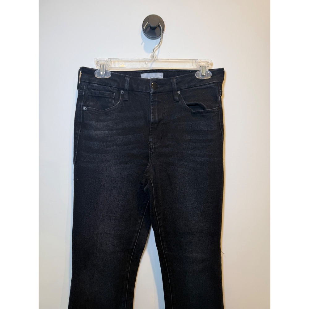 Dear John Jeanne Flare Black High Rise Cropped Jeans 28 Womens - Picture 3 of 8
